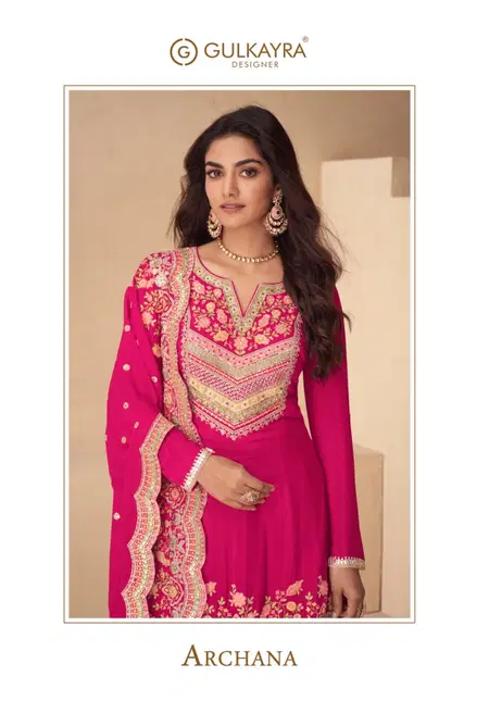 Archana By Gulkayra Chinon Designer Readymade Suits Wholesale Shop In Surat

